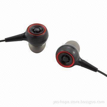 Retractable Earphones with 3.5mm Stereo Plug and 2 x 10mm Mylar Speaker